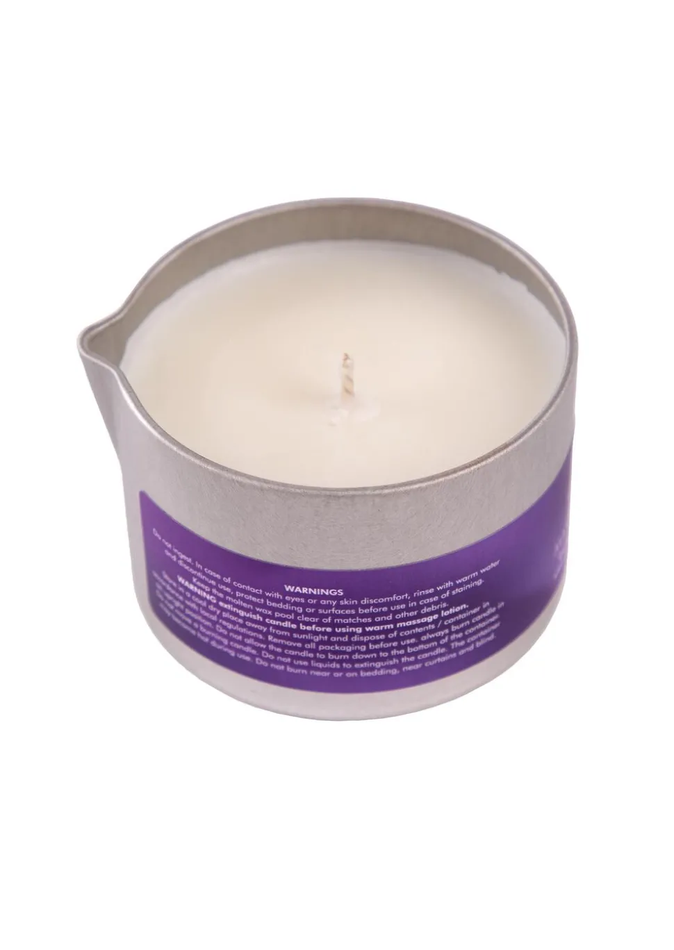Jasmine, Vanilla & Musk Scented Seductive Massage Candle 100g