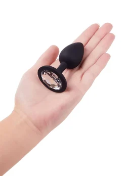 Jewelled Petite Silicone Butt Plug