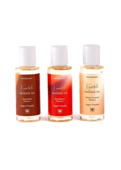 Kissable Flavoured Massage Oil 50ml Set - Pack of 3