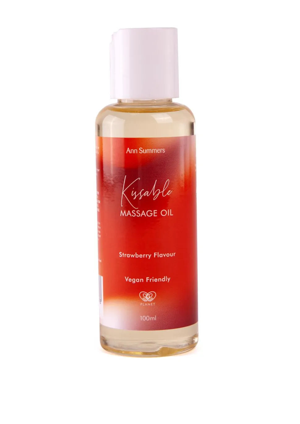 Kissable Strawberry Flavoured Massage Oil 100ml