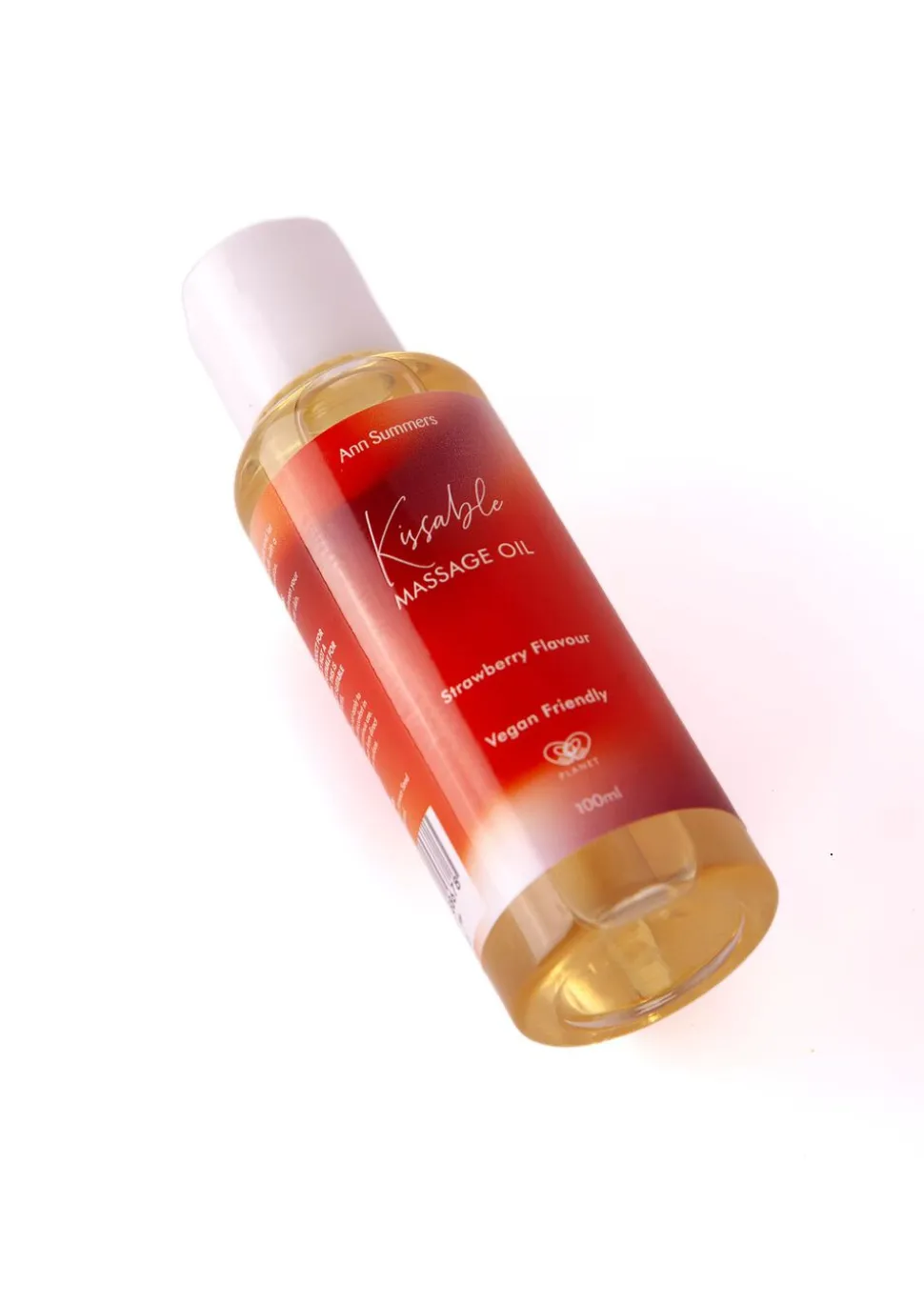 Kissable Strawberry Flavoured Massage Oil 100ml