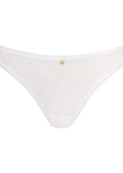Knickerbox Alice Lace Brazilian Knickers - White
