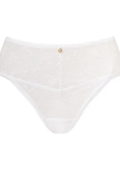 Knickerbox Alice Lace High Waisted Thong - White