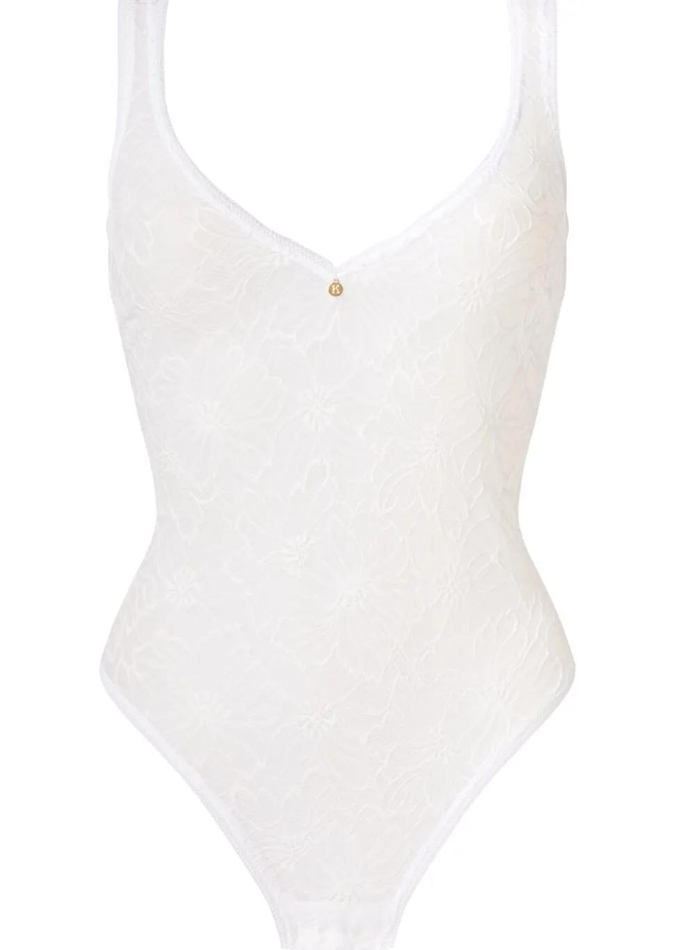 Knickerbox Alice Lace Lingerie Body - White