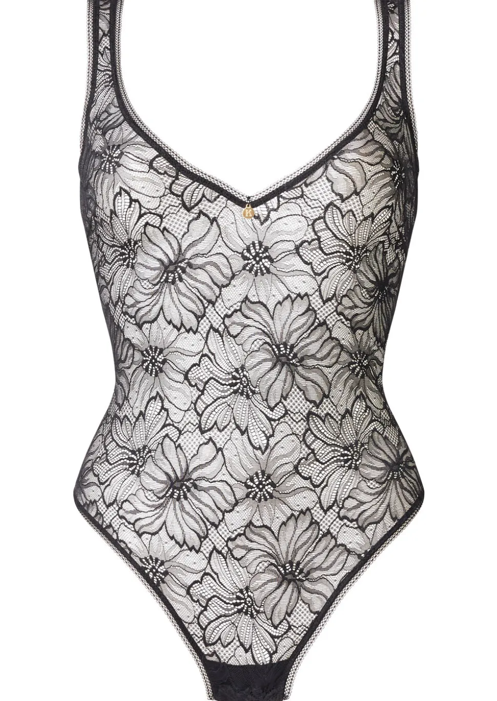 Knickerbox Alice Lace Lingerie Body - Black