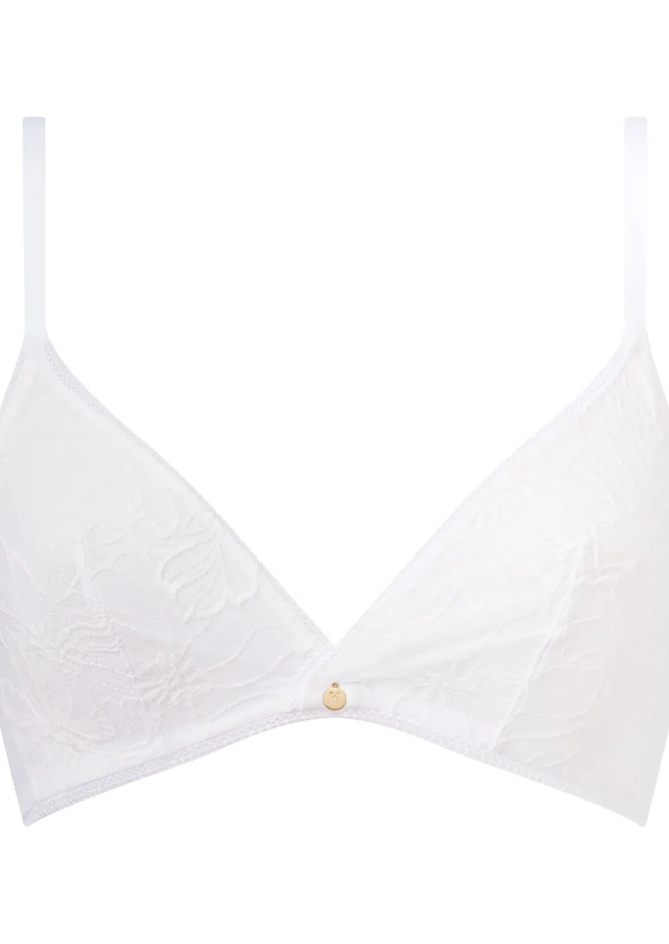 Knickerbox Alice Lace Triangle Bralette - White