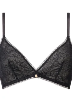 Knickerbox Alice Lace Triangle Bralette - Black