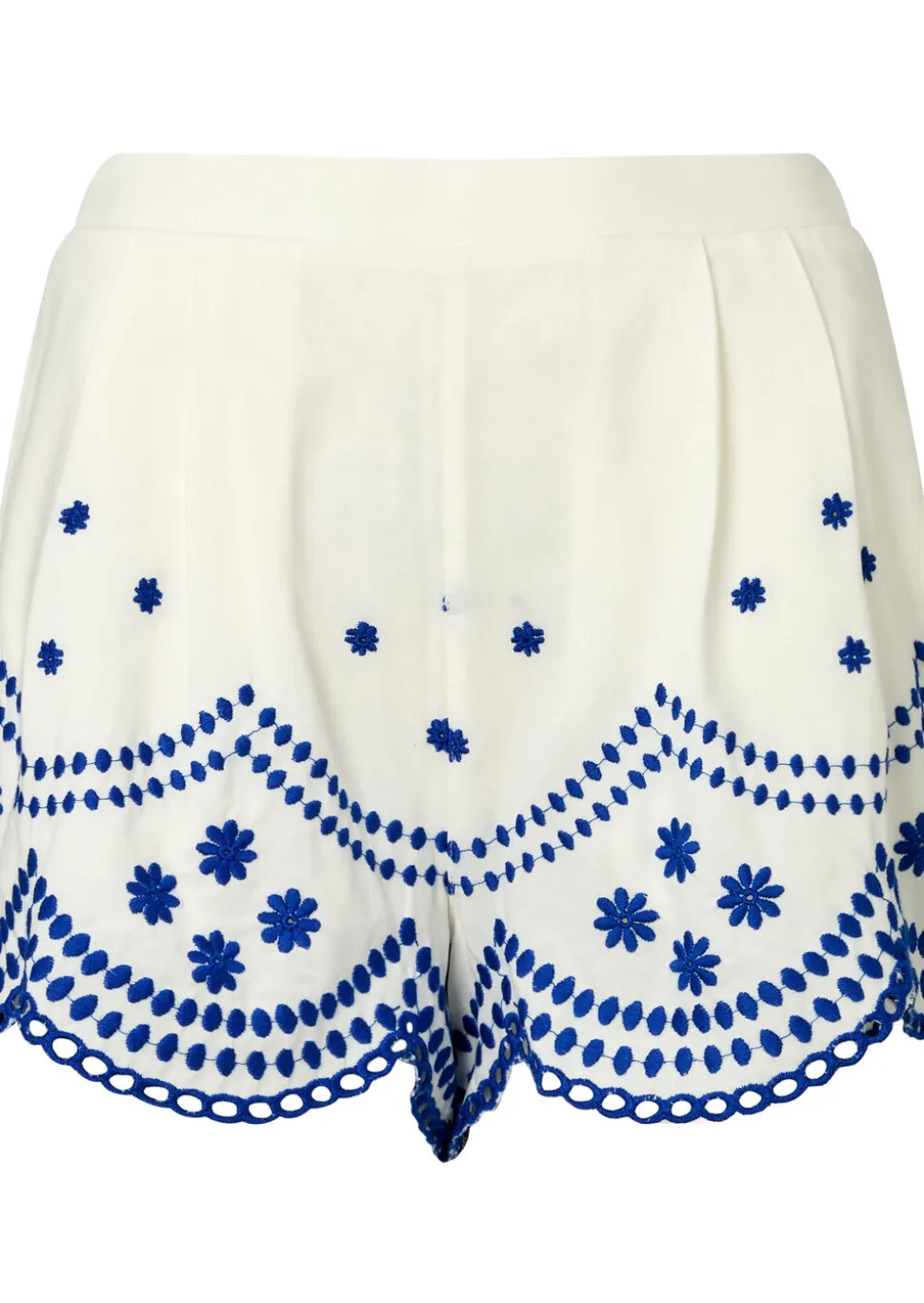 Knickerbox Broderie Floral Embroidered Shorts - White