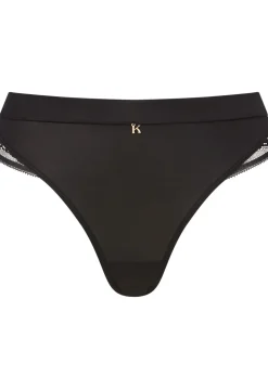 Knickerbox Charlotte Lace Brazilian Knickers - Black