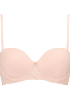Knickerbox Charlotte Lace Padded Strapless Bra - Light Pink