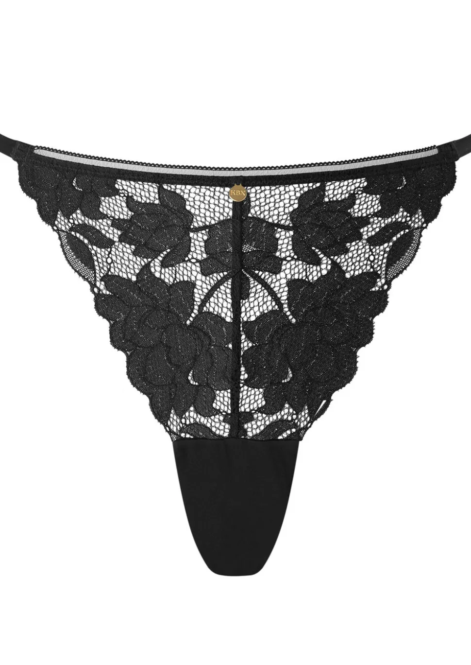 Knickerbox Dolly Lace Brazilian Knickers - Black