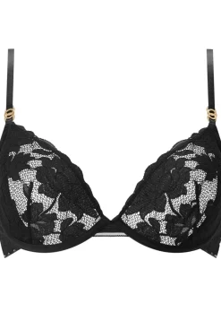 Knickerbox Dolly Lace Non Padded Plunge Bra - Black