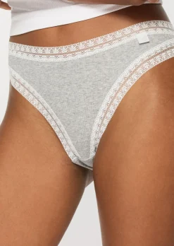 Knickerbox Geometric High Leg Brief Knickers - Pack of 3 - Navy