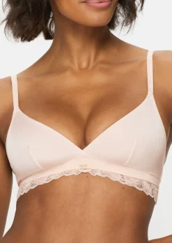 Knickerbox Harper Lace Triangle Bralette - Pale Pink