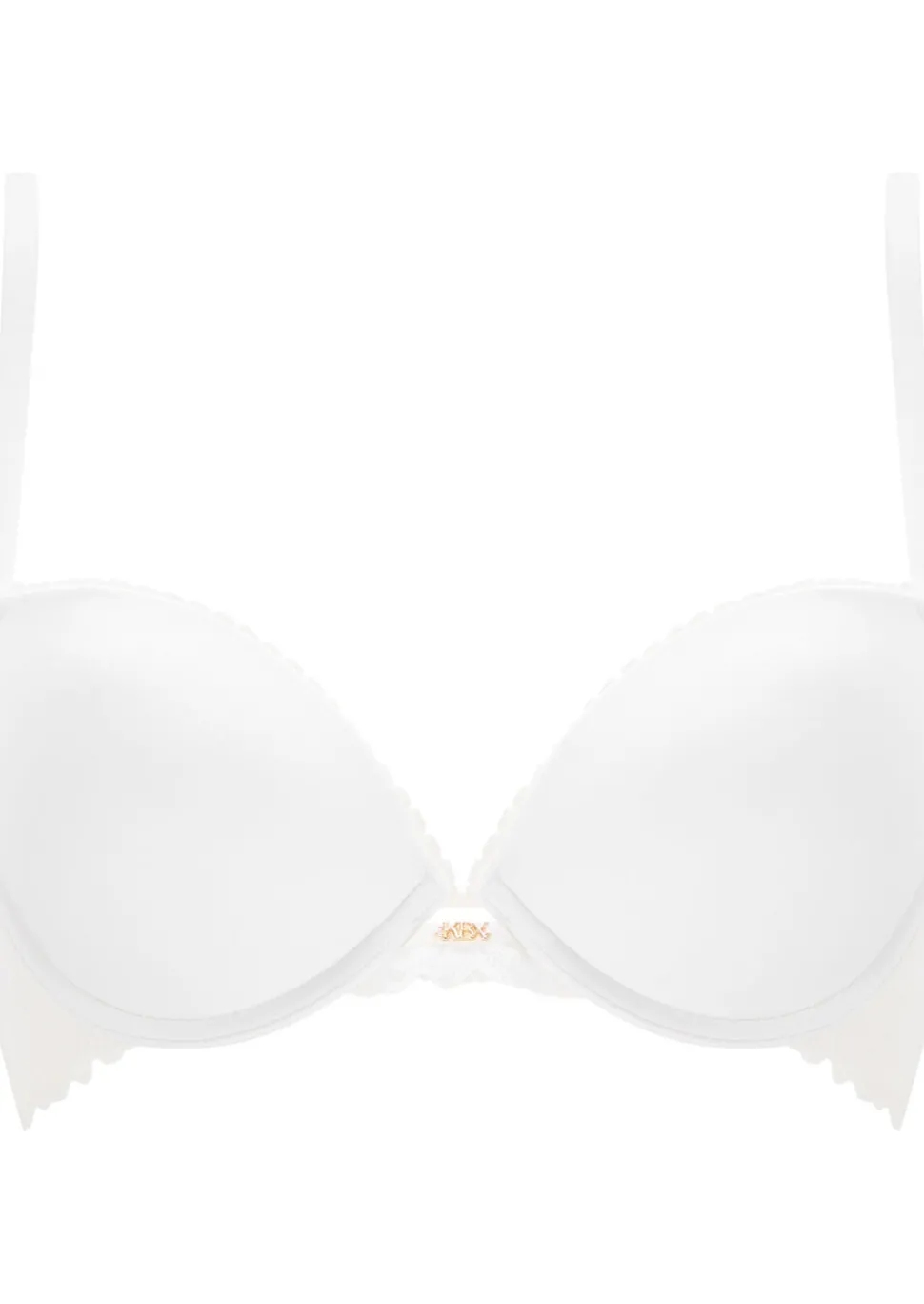 Knickerbox Harper Smooth Padded Plunge Bra - White