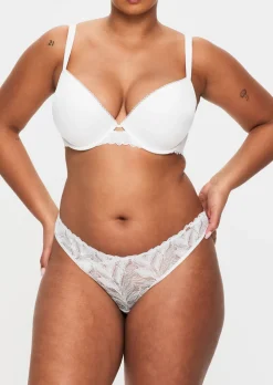 Knickerbox Harper Smooth Padded Plunge Bra - White