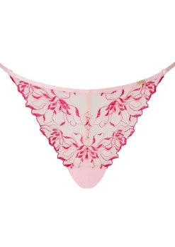 Knickerbox Marilyn Embroidered Thong - Light Pink