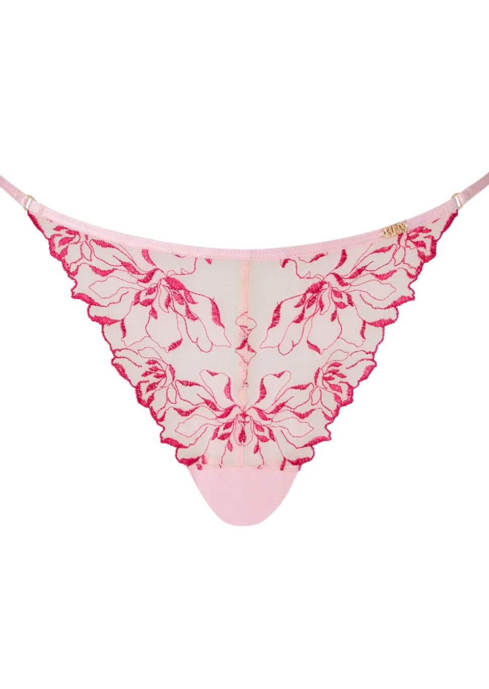 Knickerbox Marilyn Embroidered Thong - Light Pink
