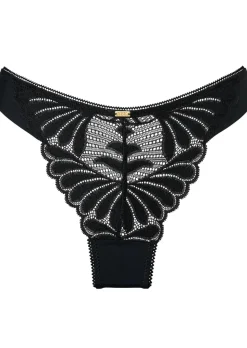 Knickerbox Olivia Lace Thong - Black