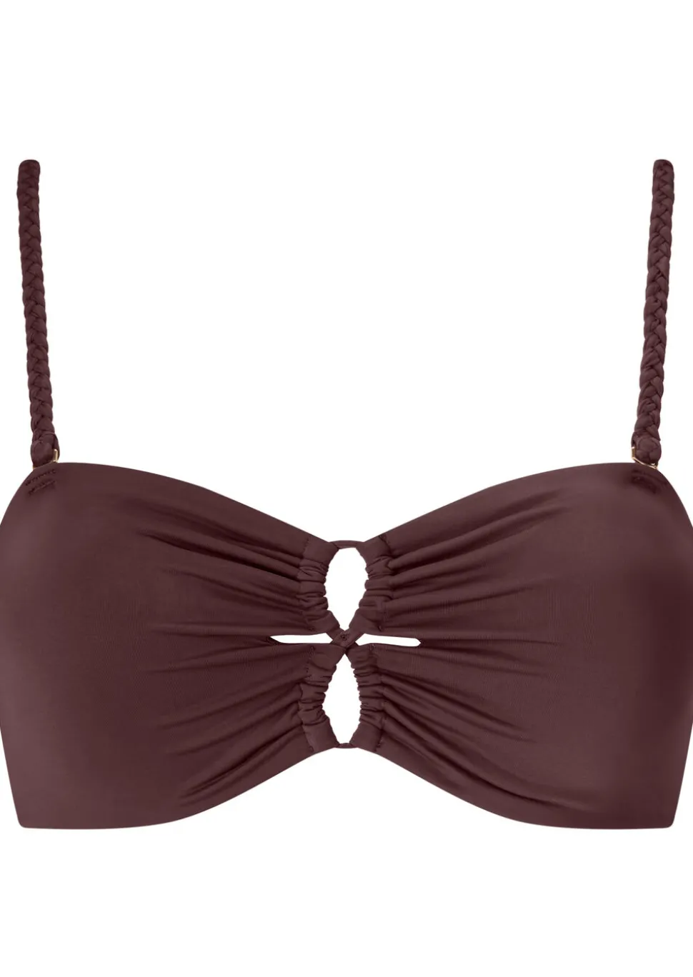Knickerbox Swim Collections Non Wired Bikini Top - Brown