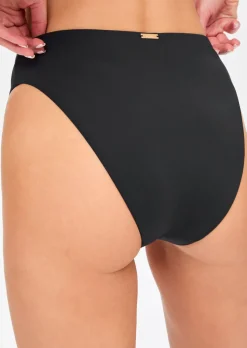 Knickerbox Swim Essentials High Waisted Bikini Bottoms - Black