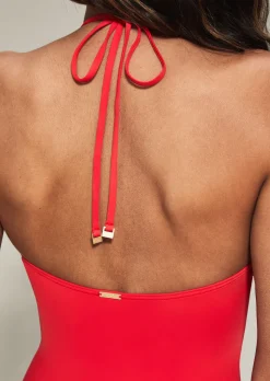 Knickerbox Swim Essentials Padded Multiway Swimsuit - Red