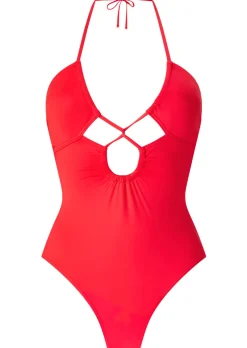 Knickerbox Swim Essentials Padded Multiway Swimsuit - Red