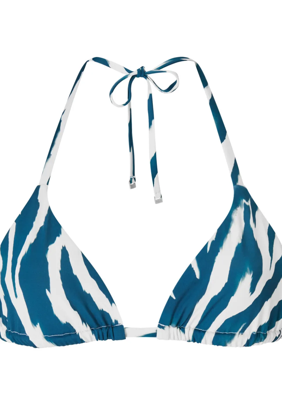 Knickerbox Swim Essentials Print Non Wired Triangle Bikini Top - Teal