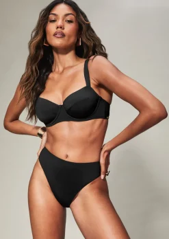Knickerbox Swim Essentials Wired Bikini Top - Black
