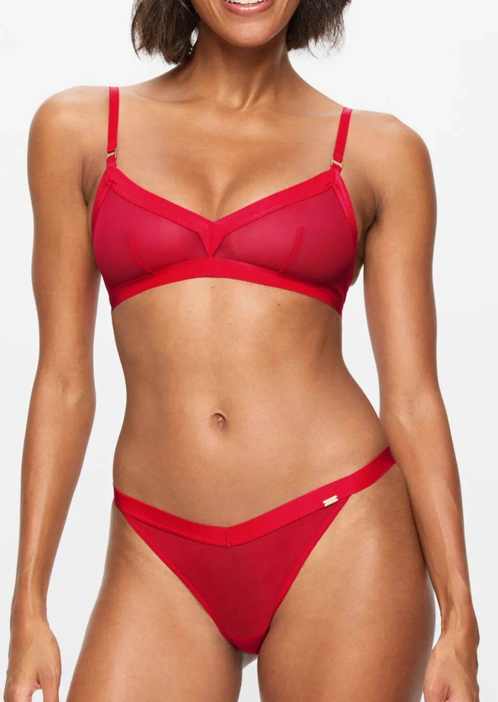Knickerbox Zadie Brazilian Knickers - Red