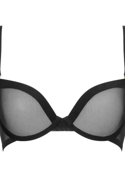 Knickerbox Zadie Fuller Bust Non Padded Plunge Bra - Black