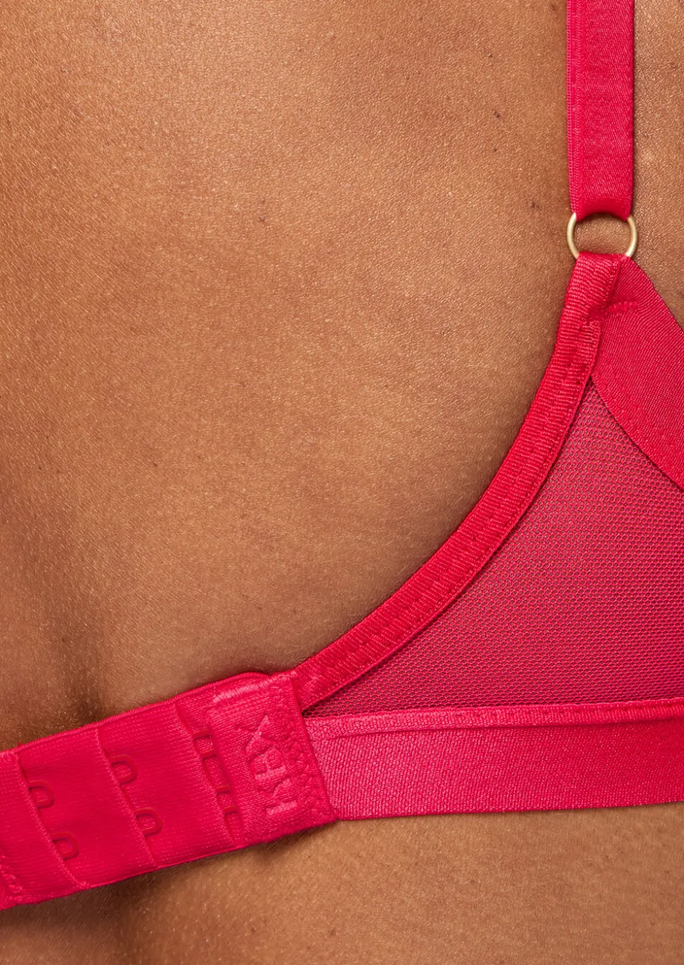 Knickerbox Zadie Non Padded Bralette - Red