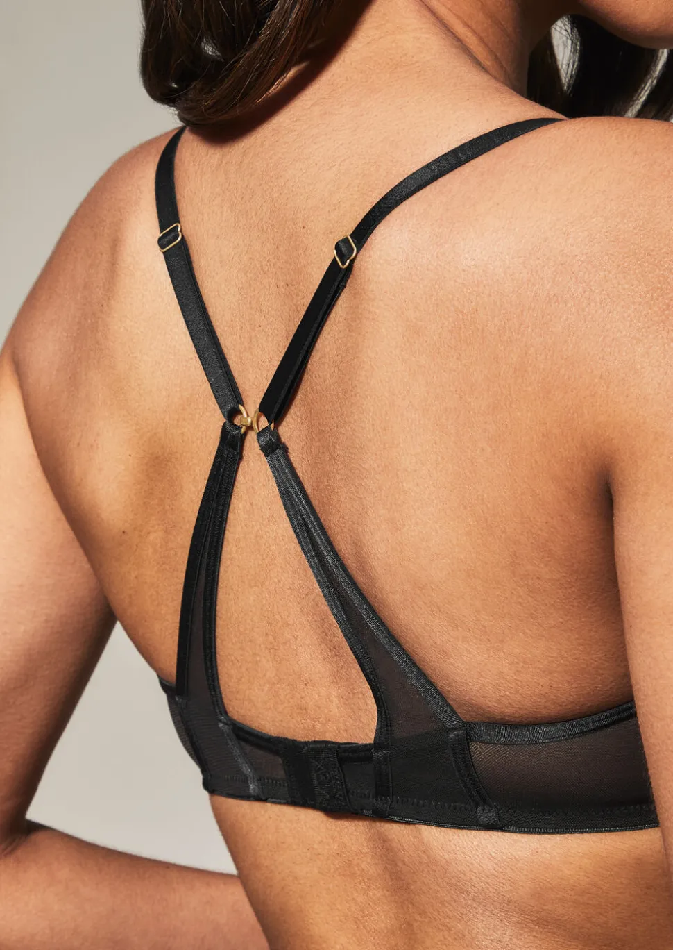 Knickerbox Zadie Non Padded Balcony Bra - Black