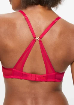 Knickerbox Zadie Non Padded Balcony Bra - Red