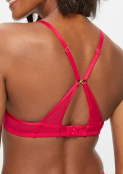 Knickerbox Zadie Non Padded Plunge Bra - Red
