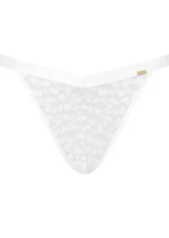 Knickerbox Zadie Textured Brazilian Knickers - White