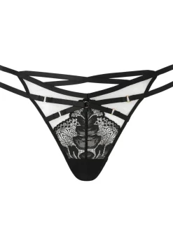 Laced In Love G-String - Black