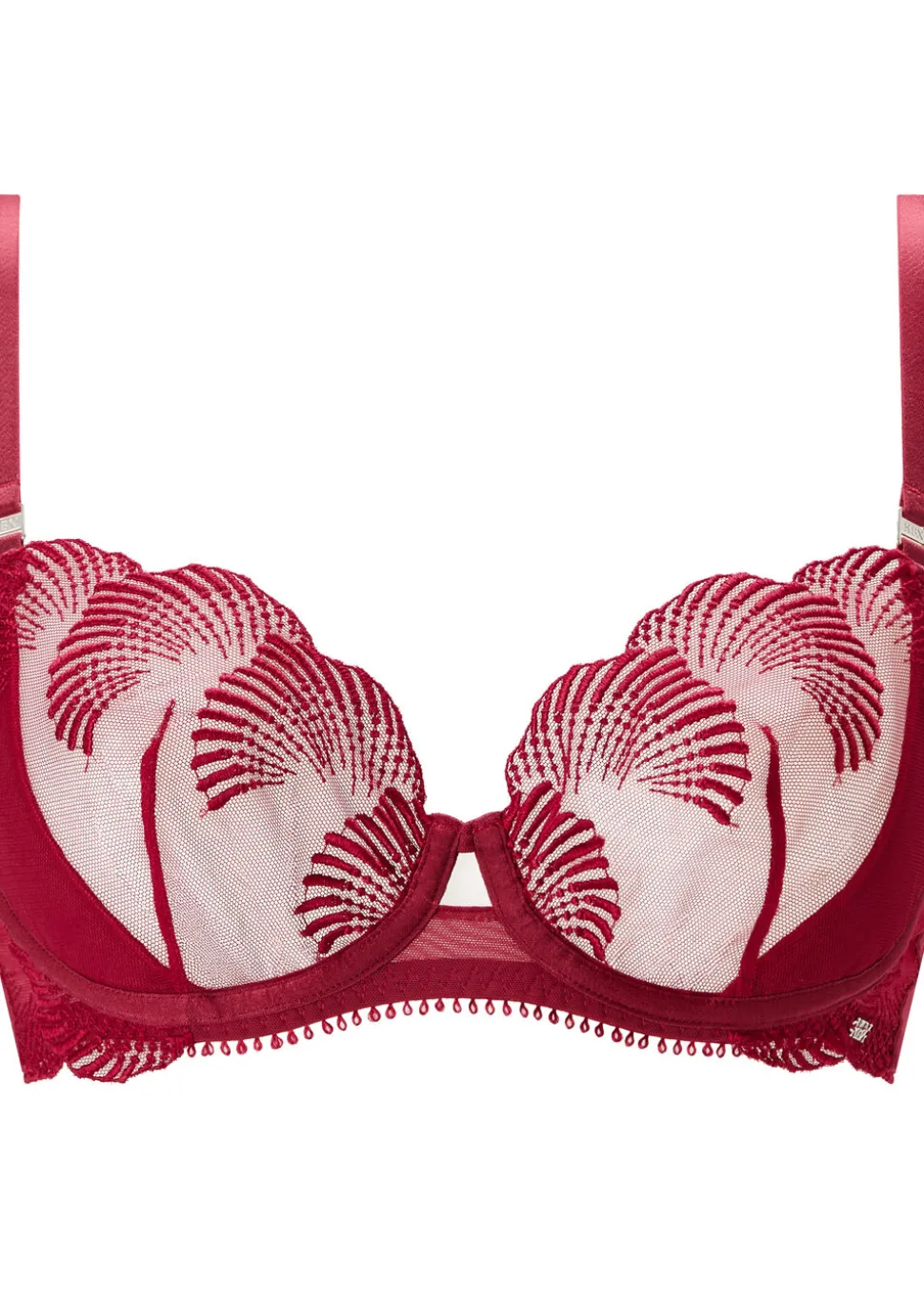 Lana Non Pad Balcony Bra - Bright Red