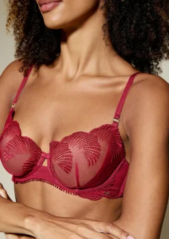 Lana Non Pad Balcony Bra - Bright Red