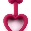 Lovers Heart Shaped Silicone Anal Beads