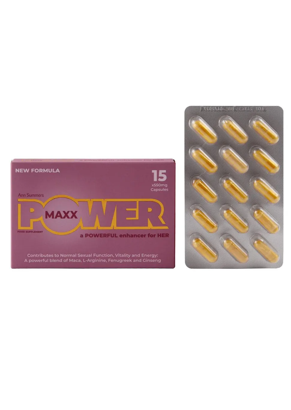 Maxx Power For Her Supplements for Sex Drive - 15 Pills