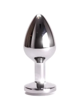Medium Jewelled Metal Butt Plug