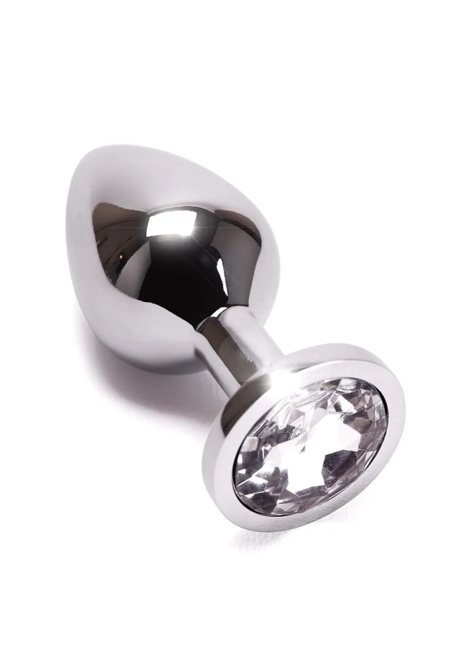 Medium Jewelled Metal Butt Plug