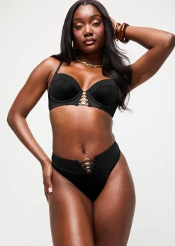 Miami Dreams Underwired Bikini Top - Black
