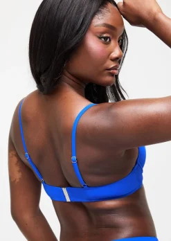 Miami Dreams Underwired Padded Bikini Top - Cobalt