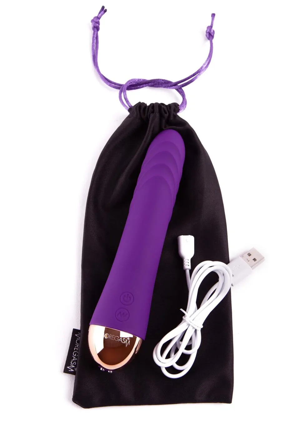 Moregasm+ Boost Rippled Silicone Clitoral & Internal Vibrator