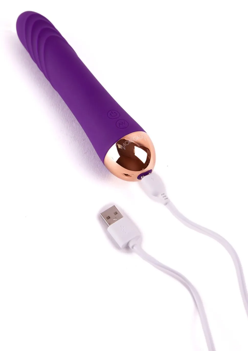 Moregasm+ Boost Rippled Silicone Clitoral & Internal Vibrator