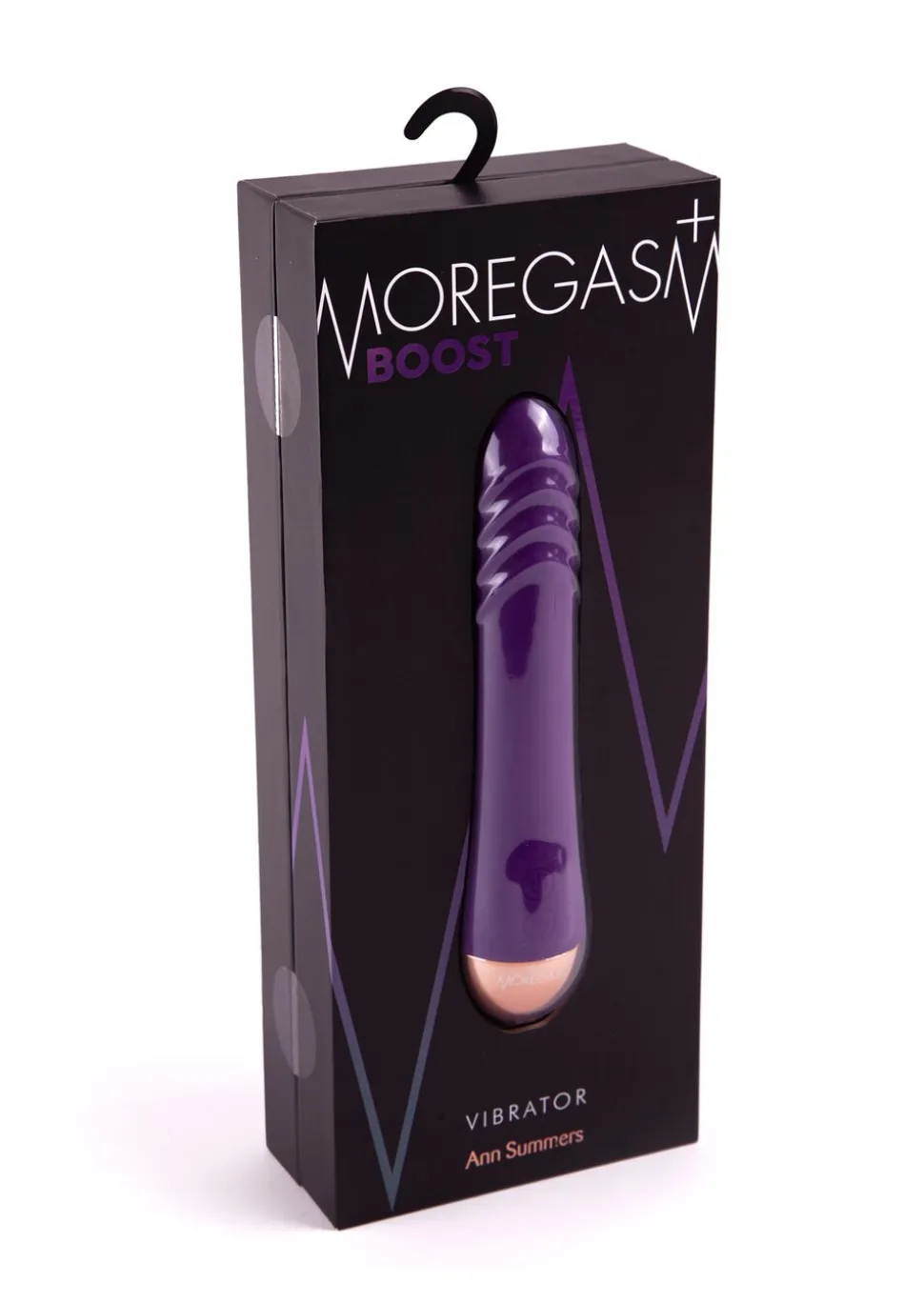 Moregasm+ Boost Rippled Silicone Clitoral & Internal Vibrator