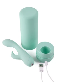Moregasm+ Pleasure Unplugged Rabbit Vibrator with Charging Case