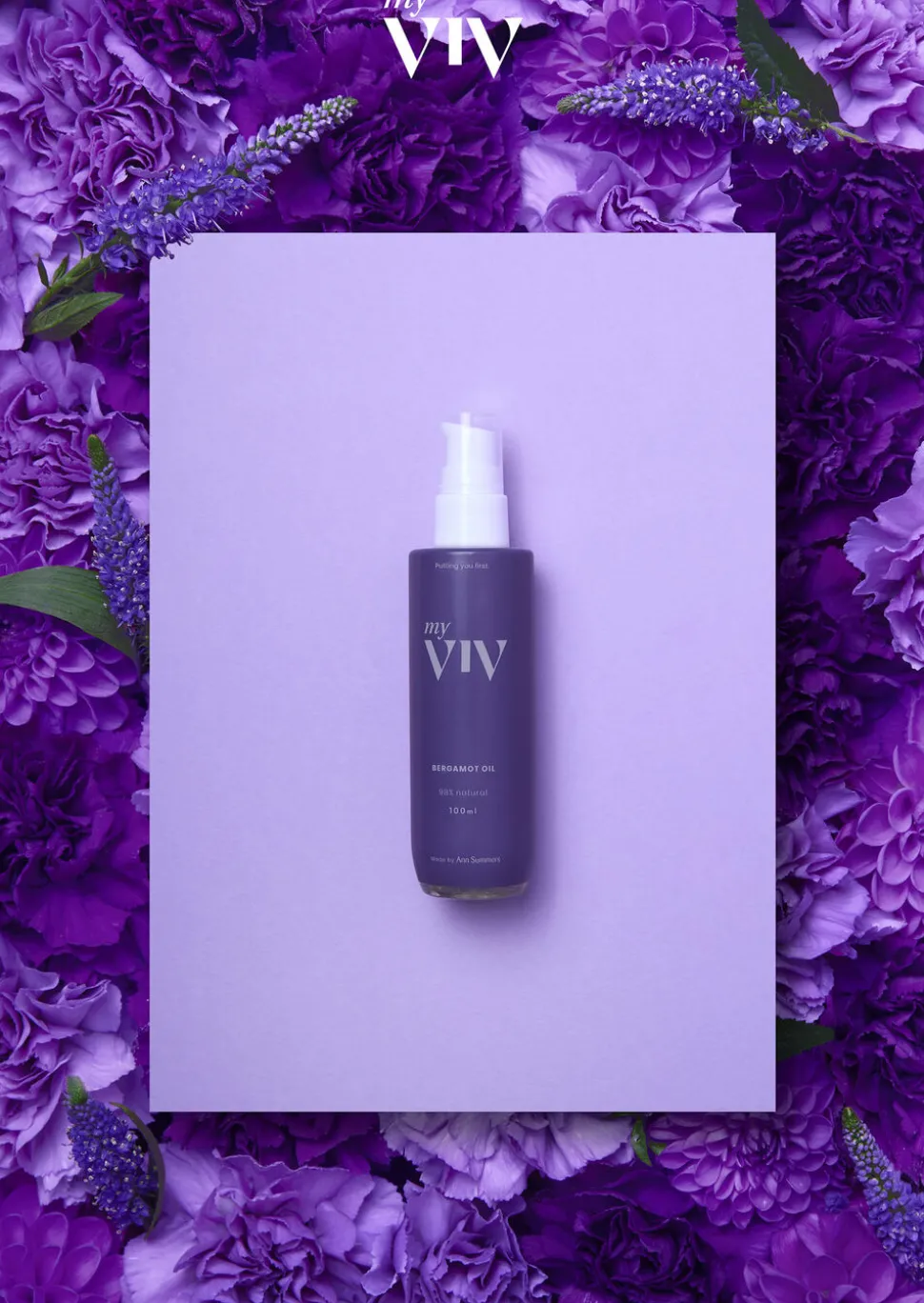 My Viv Bergamot Moisturising Massage Oil 100ml